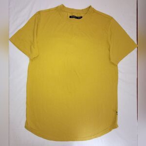 Edgar + Ash Size Medium Yellow Crew Neck T-Shirt